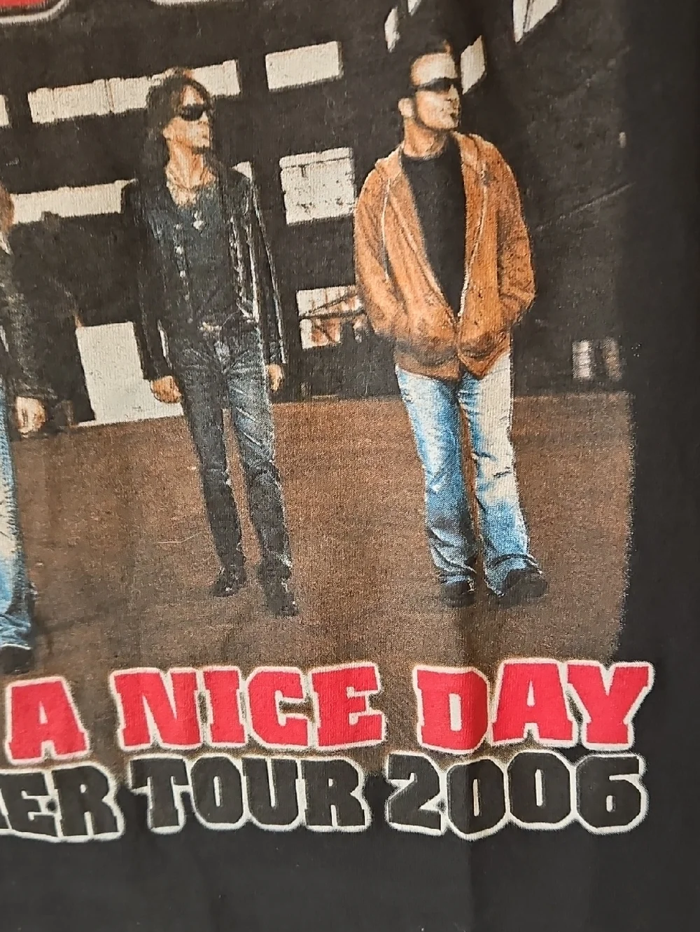 Bon Jovi Have a nice day Tour 2006 Nickelback Black Short Sleeve Concert Tee XL - Picture 3 of 9